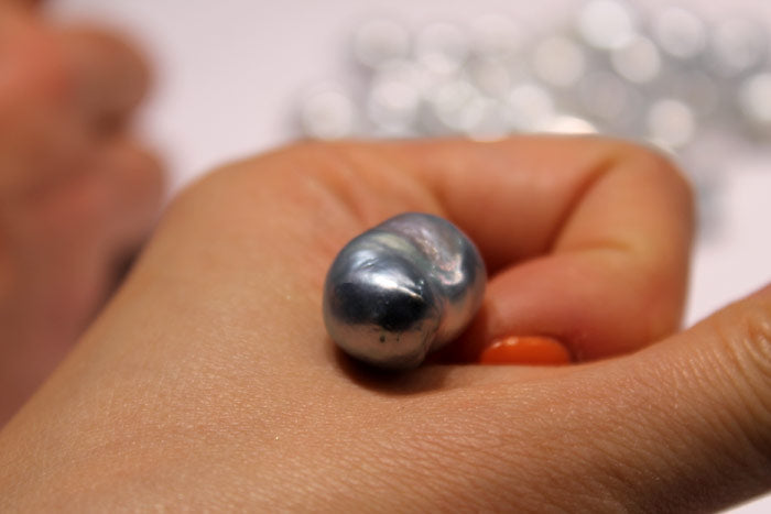 rare large blue south sea pearl