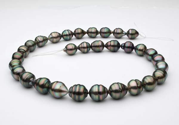 circle tahitian pearl necklace