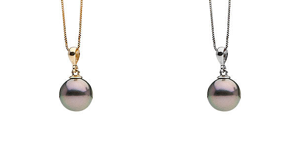cherry tahitian pearl classic pendant