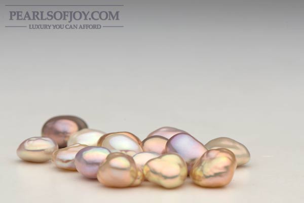 loose rare colored baroque freshwater pearls