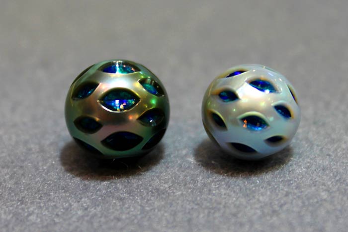 opal nucleated galatea pearls