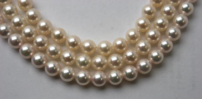 gem grade freshwater pearls vs. AAA Akoya Pearls