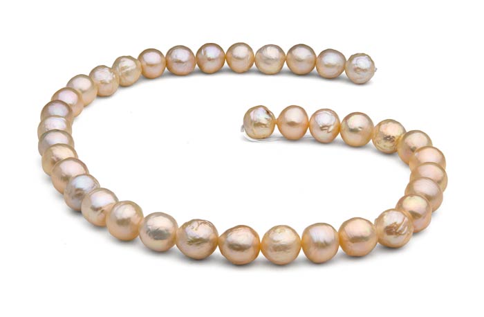 peach kasumi pearls