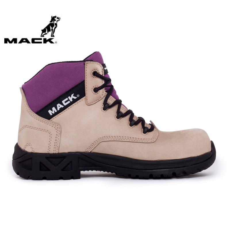 purple safety boots