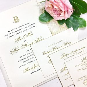 Cambridge Street Papers invitations and save the dates