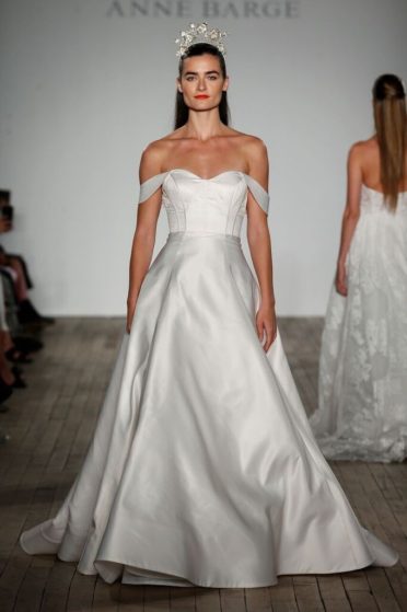 Anne Barge  Cold Shoulder Wedding Dress