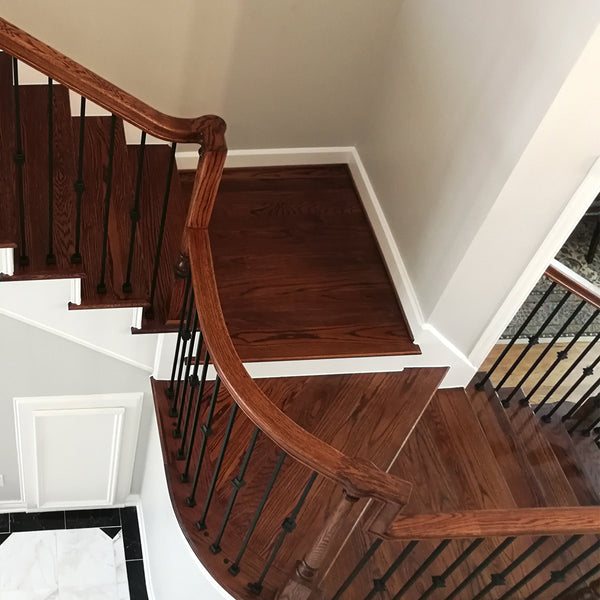 5" Stair Landing Hardwood Floor Affordable Stair Parts Affordable