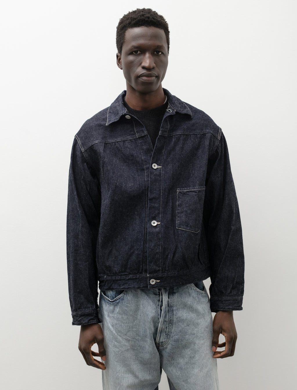 Comoli Denim Jacket Navy – Neighbour