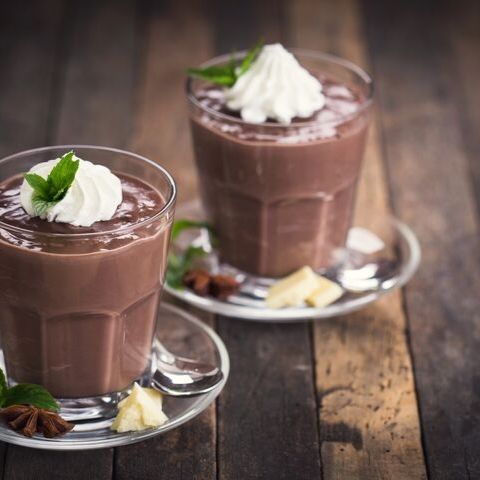 Keto & low carb chocolate pudding