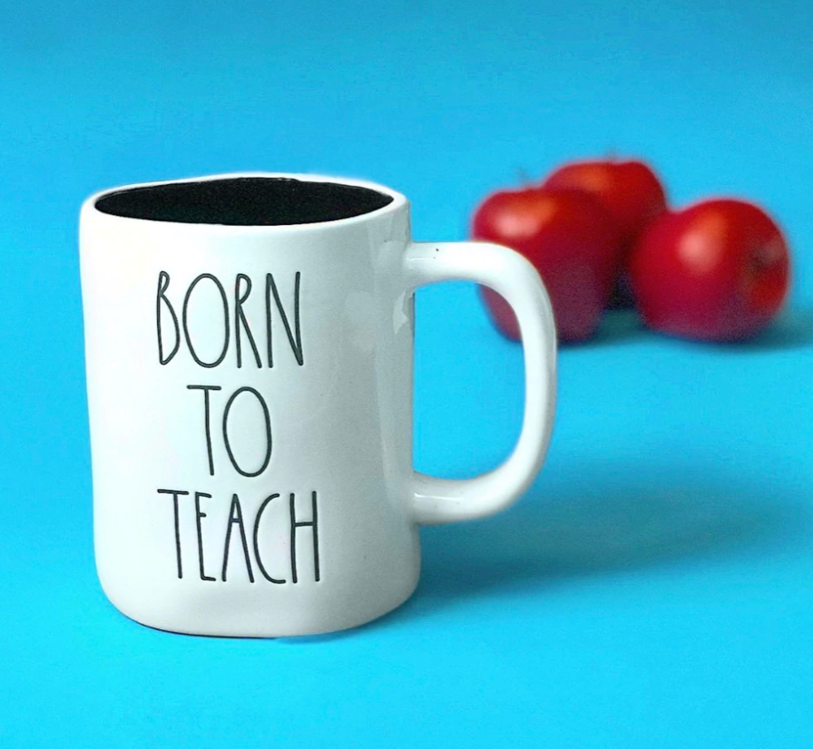 rae dunn teacher mugs