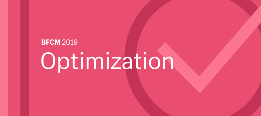 Illustration with the word "Optimization".