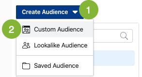 create facebook custom audience