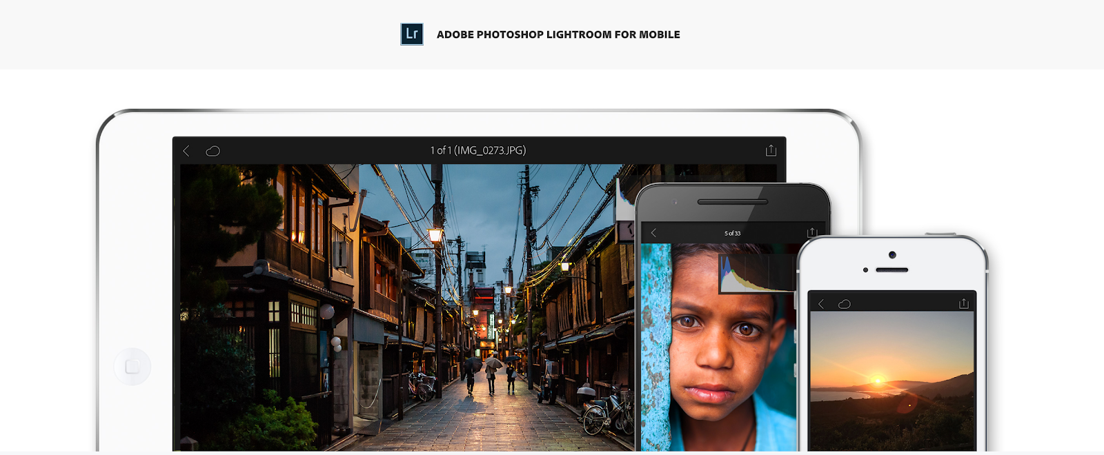 Screenshot of Adobe Lightroom