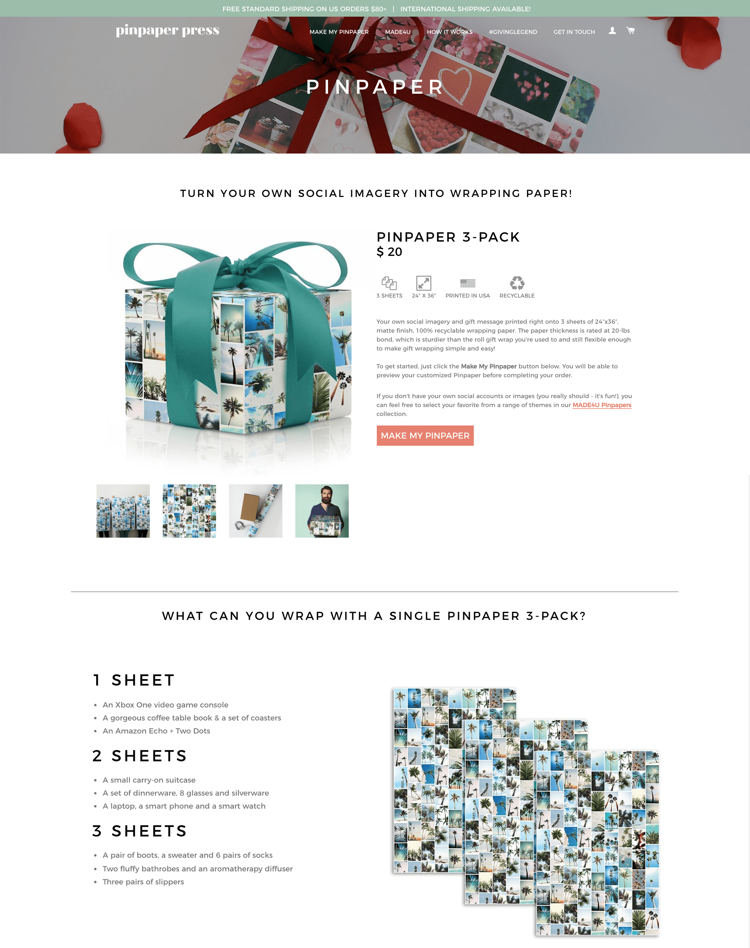 A product page that does a great job of bringing the brand into it.