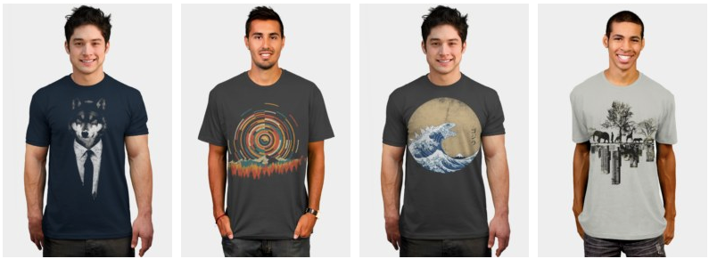 T Shirt Design Templates by DesignByHumans