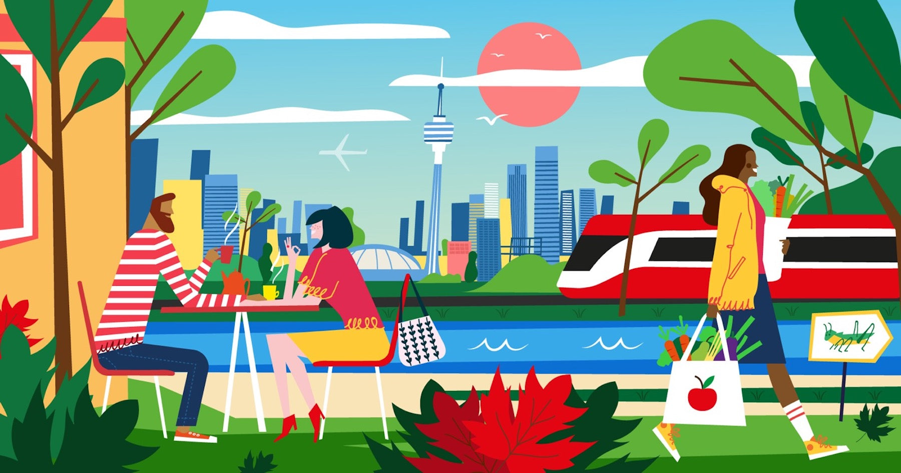 Illustration of the City Of Toronto 