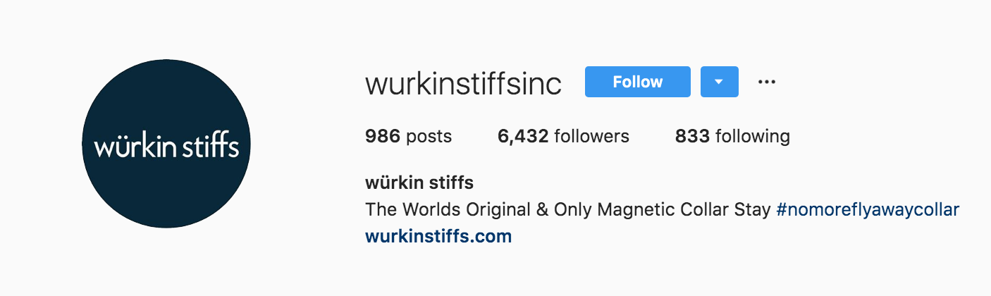 Wurken Stiffs Instagram Bio