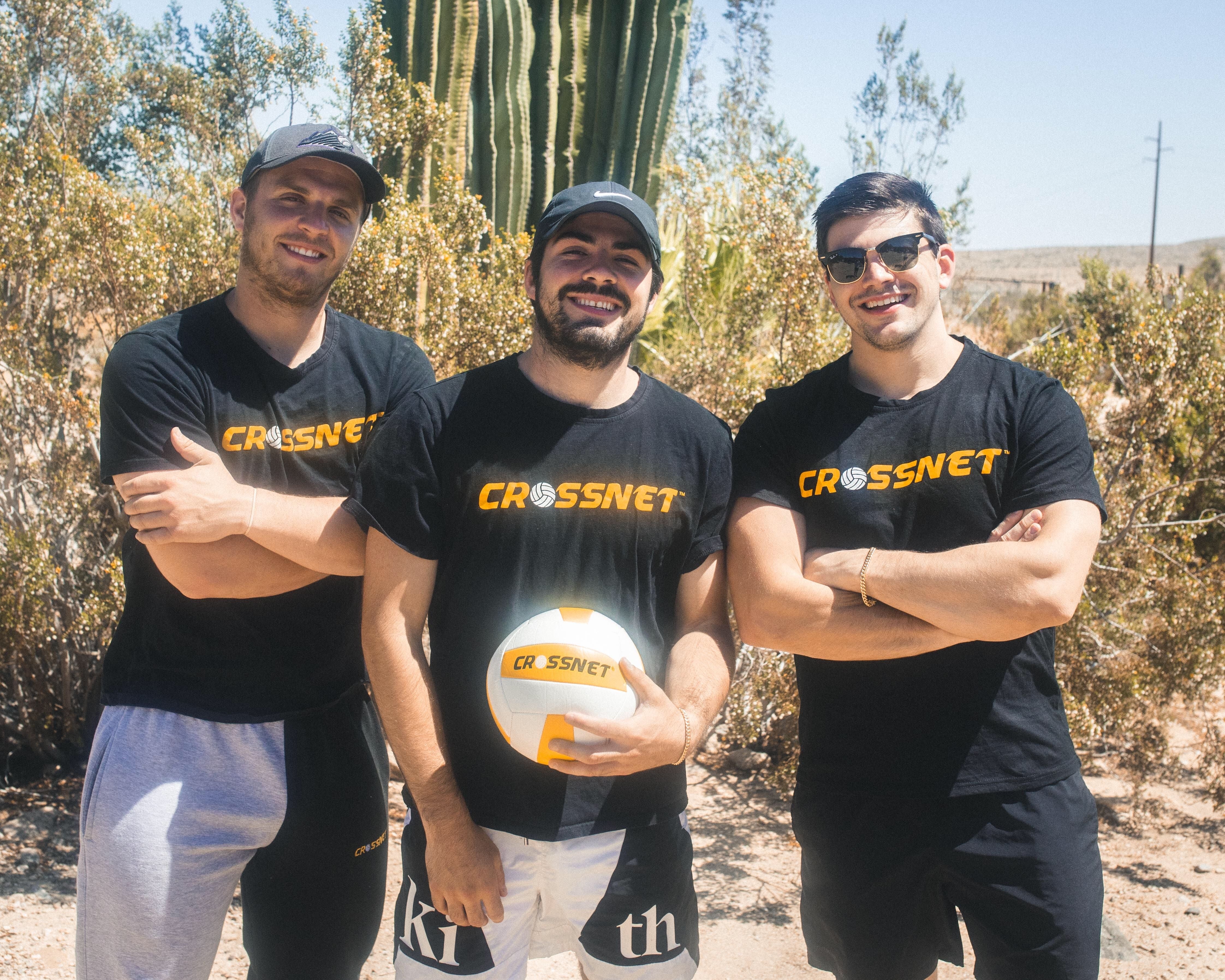 Founders of CROSSNET, Brothers Greg and Chris Meade, and their childhood friend Mike Delpapa.