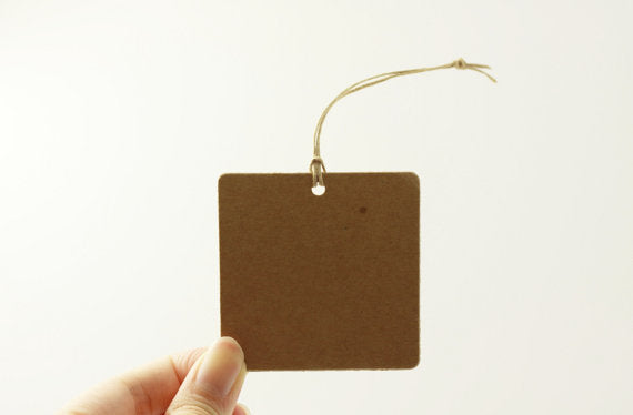 Hang tag mockup