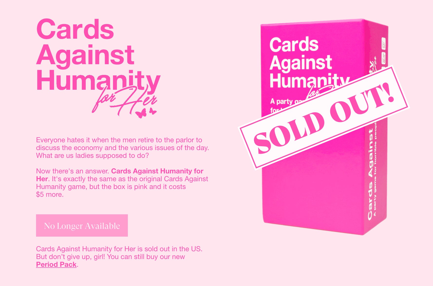 Cards Against Humanity (For Her)
