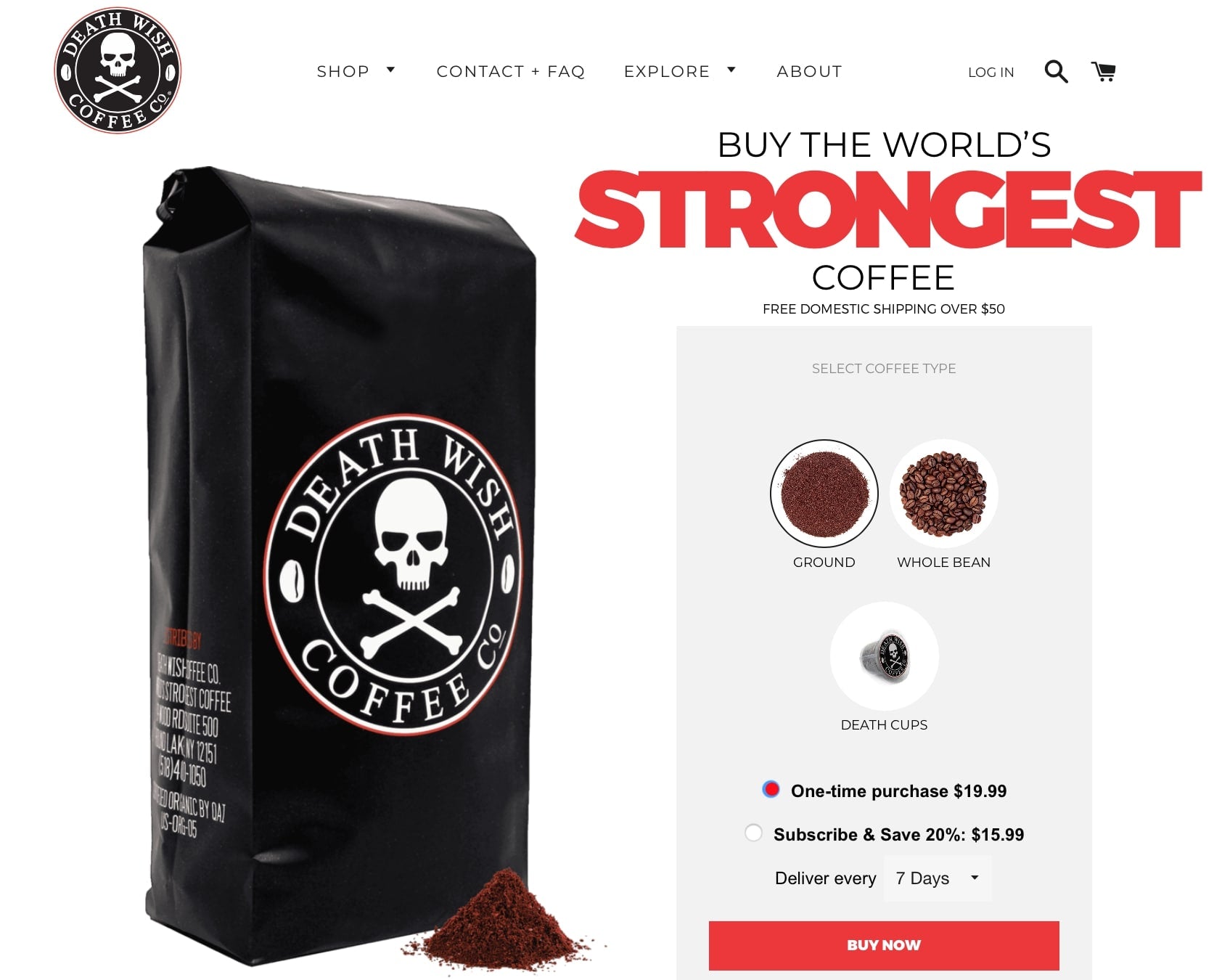 death wish coffee  unique selling proposition