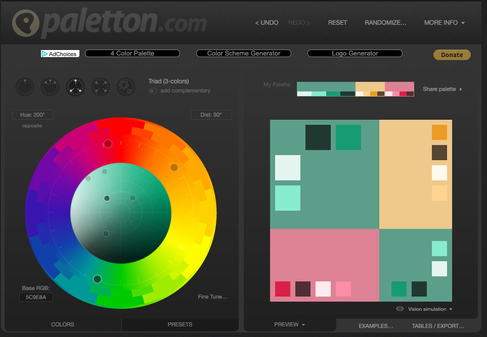 hoe kies je een mooie kleurencombinatie voor je logo - kleurpalet