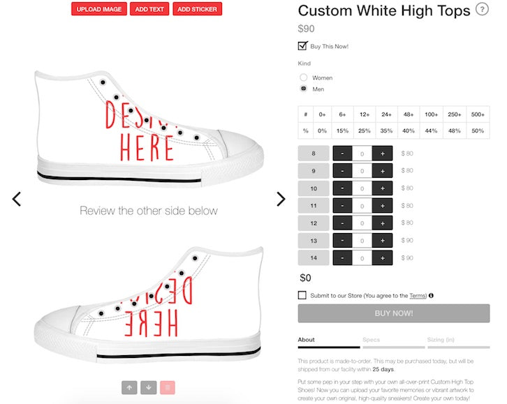 Increase average cart value with customization