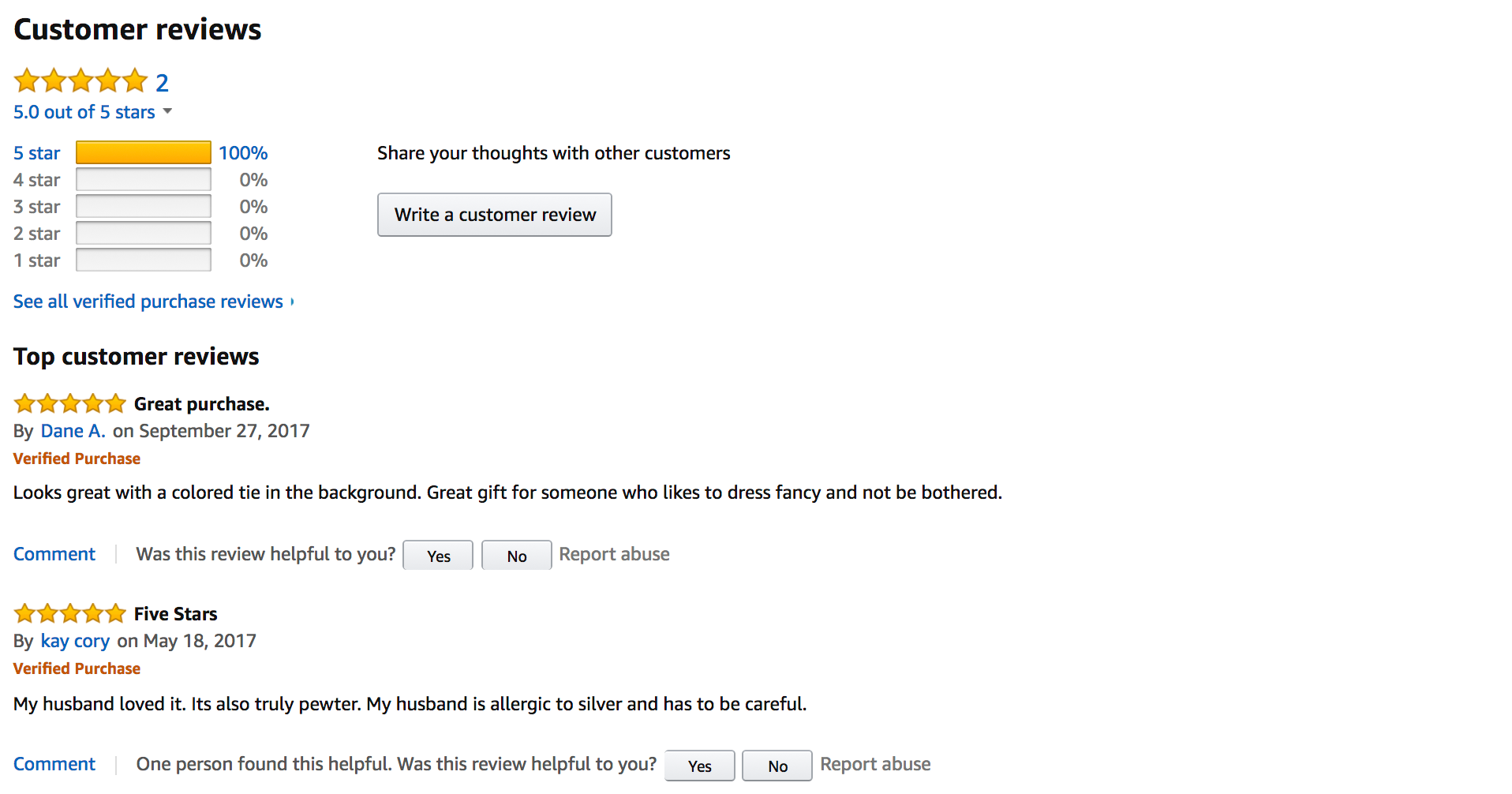 Amazon product reviews