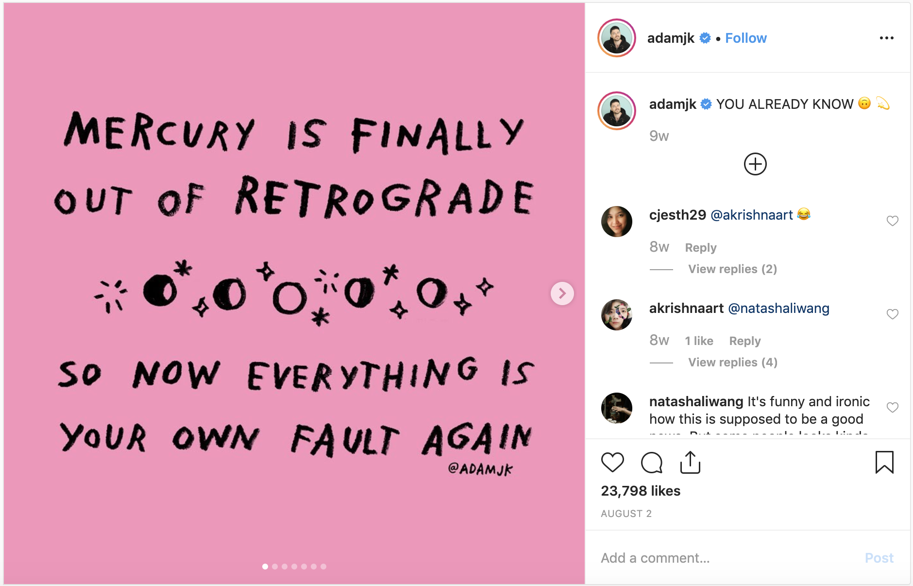 Bold and occasionally sassy Instagram captions can be used when the tone resonates with your audience, brand, and products