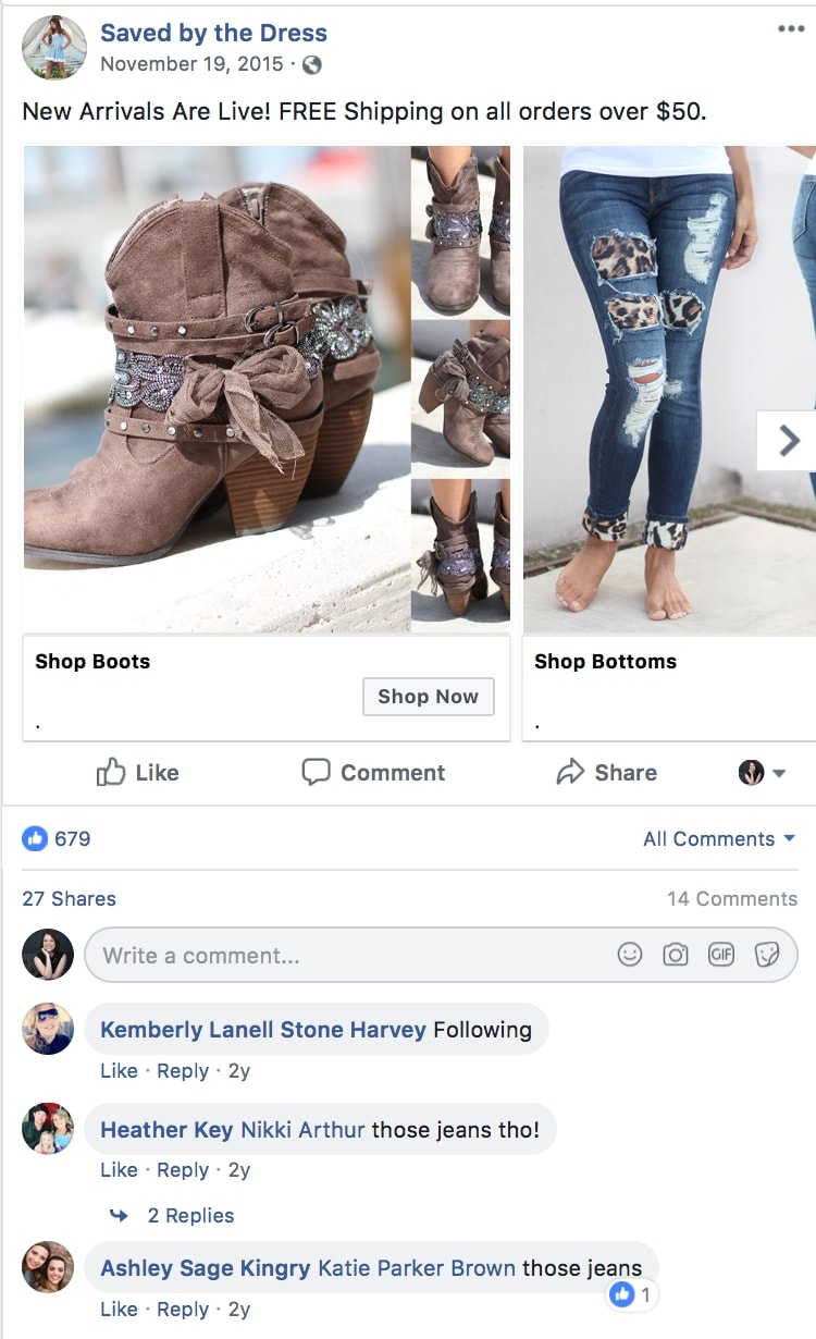 social proof in facebook advertising