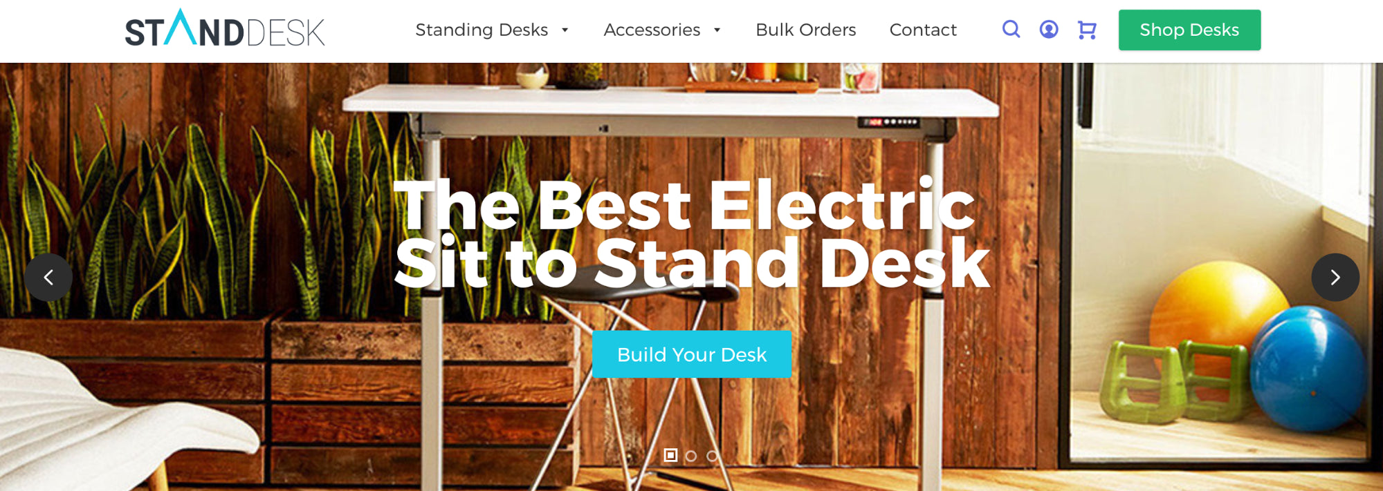 StandDesk homepage