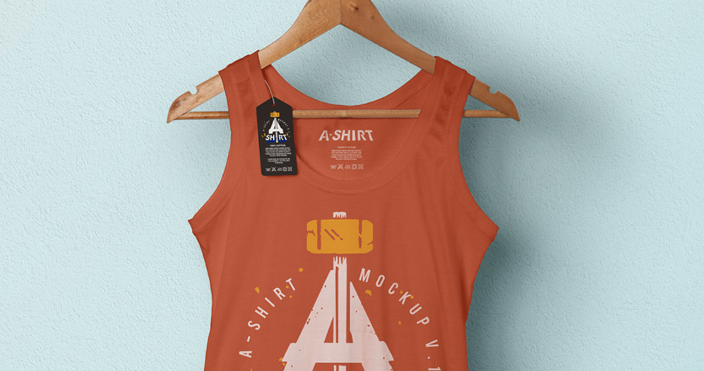 Tank Top Mockup Shirt Design