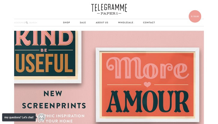 Telegramme Paper