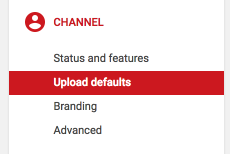 How to set your channel default description to boost YouTube SEO