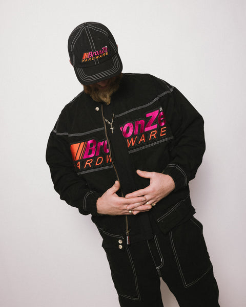 PITCREW BOMBER JACKET BLACK