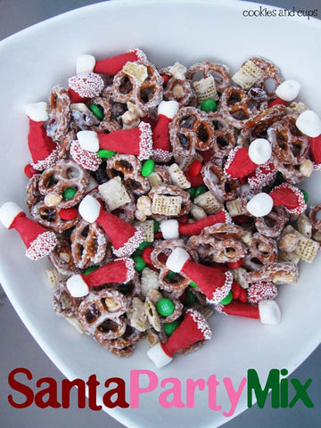 Santa Party Mix - Cookies and Cups