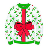 mens ugly christmas sweaters bow