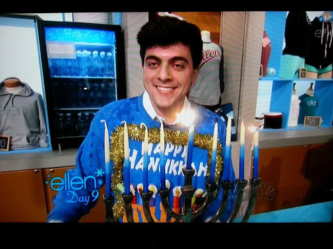 hanukkah sweater on the ellen show