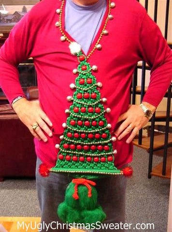 macrame-christmas-tree-ugly-christmas-sweater-mens-diy