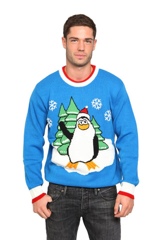 penguin christmas sweater