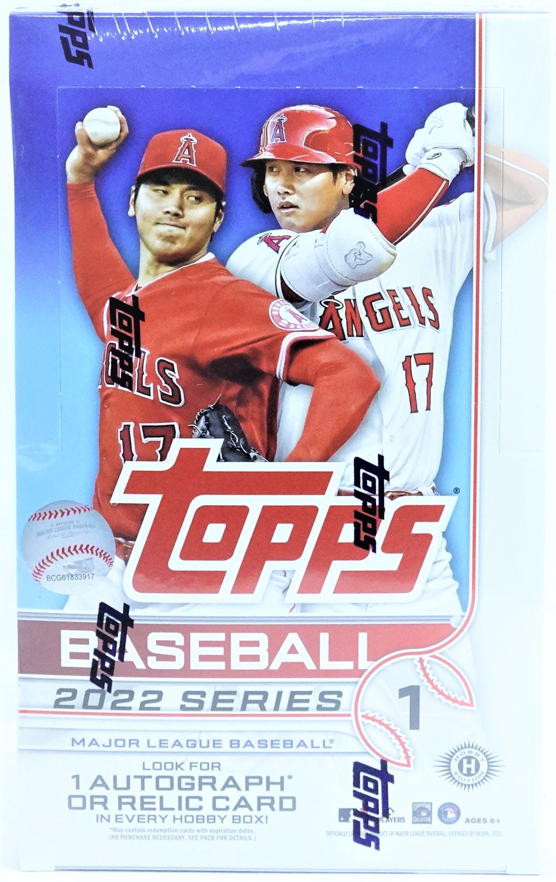 topps baseball series1 hobby 大谷翔平　3BOX