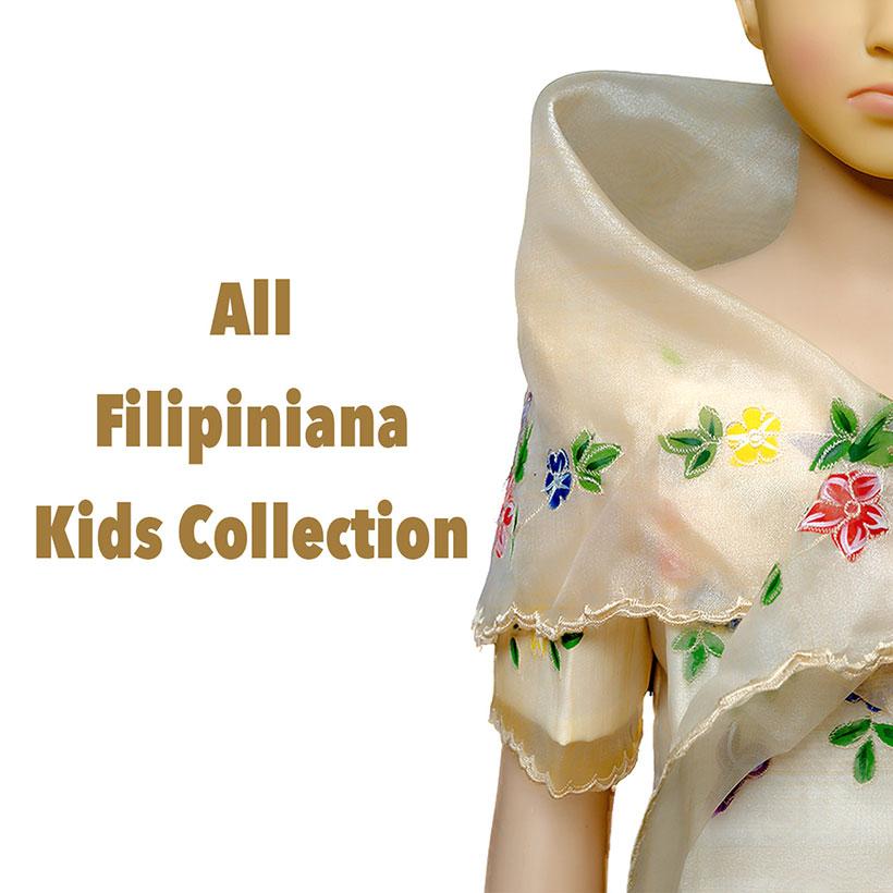 filipiñana costume for kids
