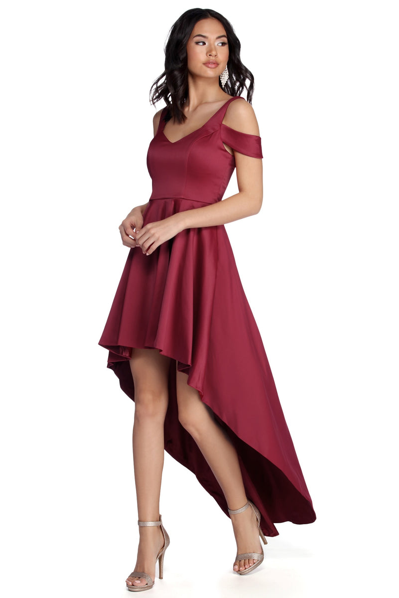 windsor burgundy dress long