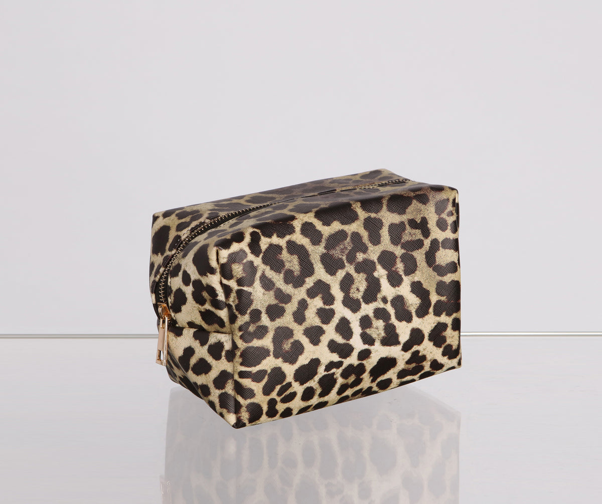 Stylish And Sassy Leopard Print Makeup Bag | Windsor