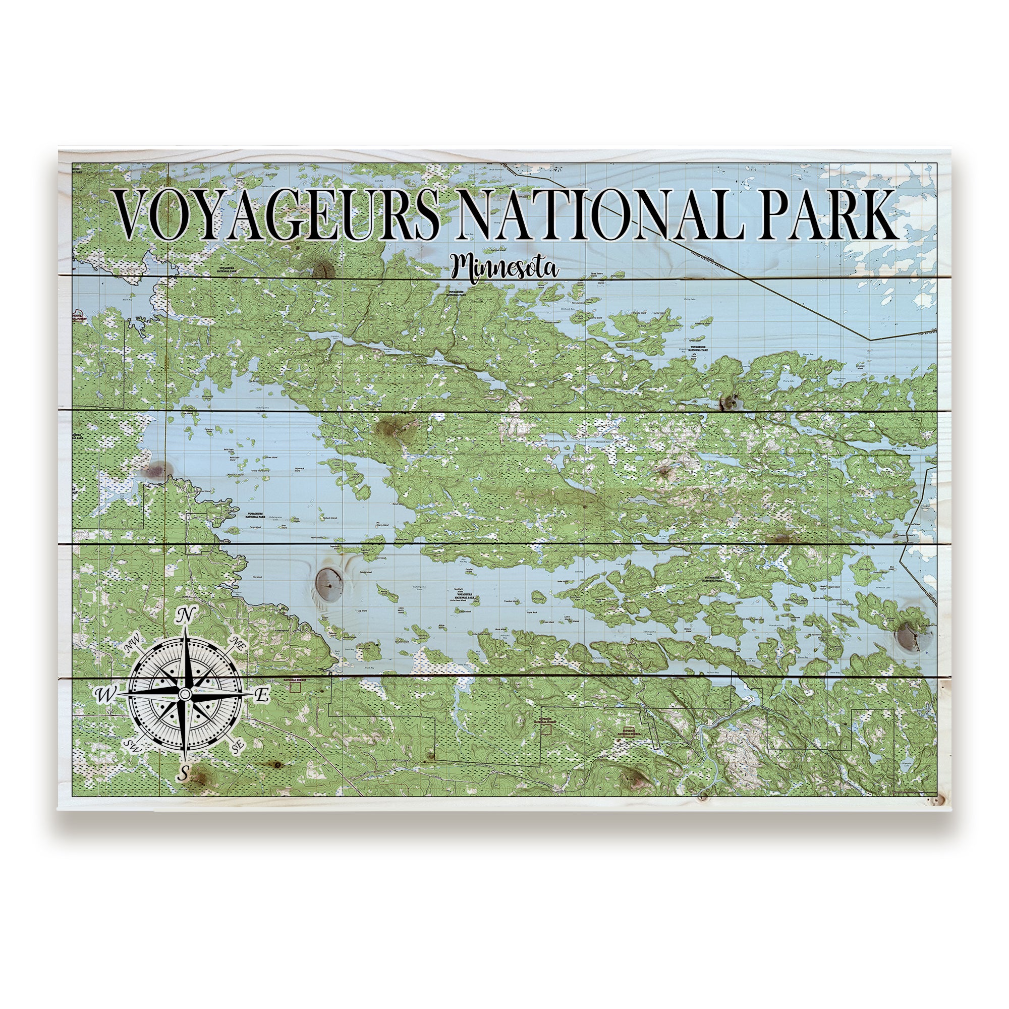 voyageurs national park map