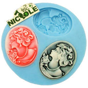 Cameo Silicone Mould (3 Cavity)