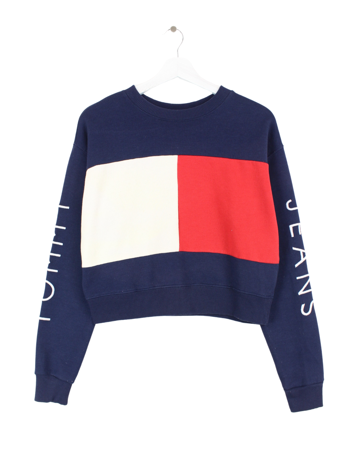 peregrination Logisk medley Tommy Hilfiger Damen Crop Sweater M – Peeces