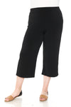 Women's Pull On ITY Knit Wide Leg Crop Pants