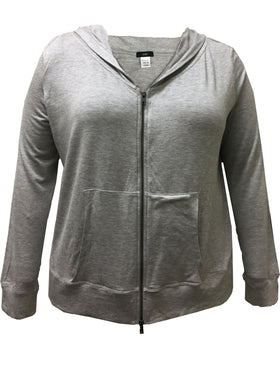 Grey Zip Up Hoodie