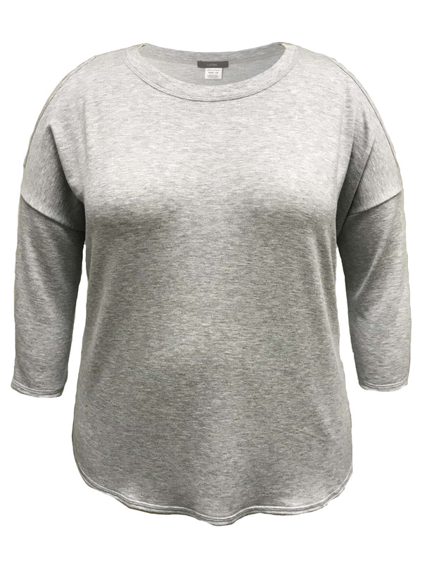 French Terry Cold Shoulder Sweatshirt